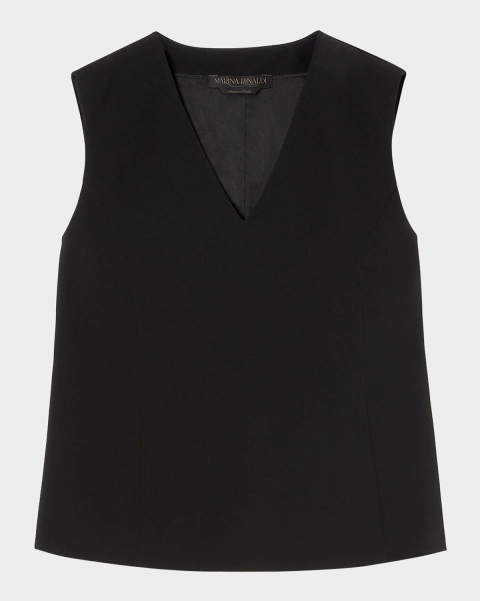 Plus Size Faenza Side-Zip Cady Top
